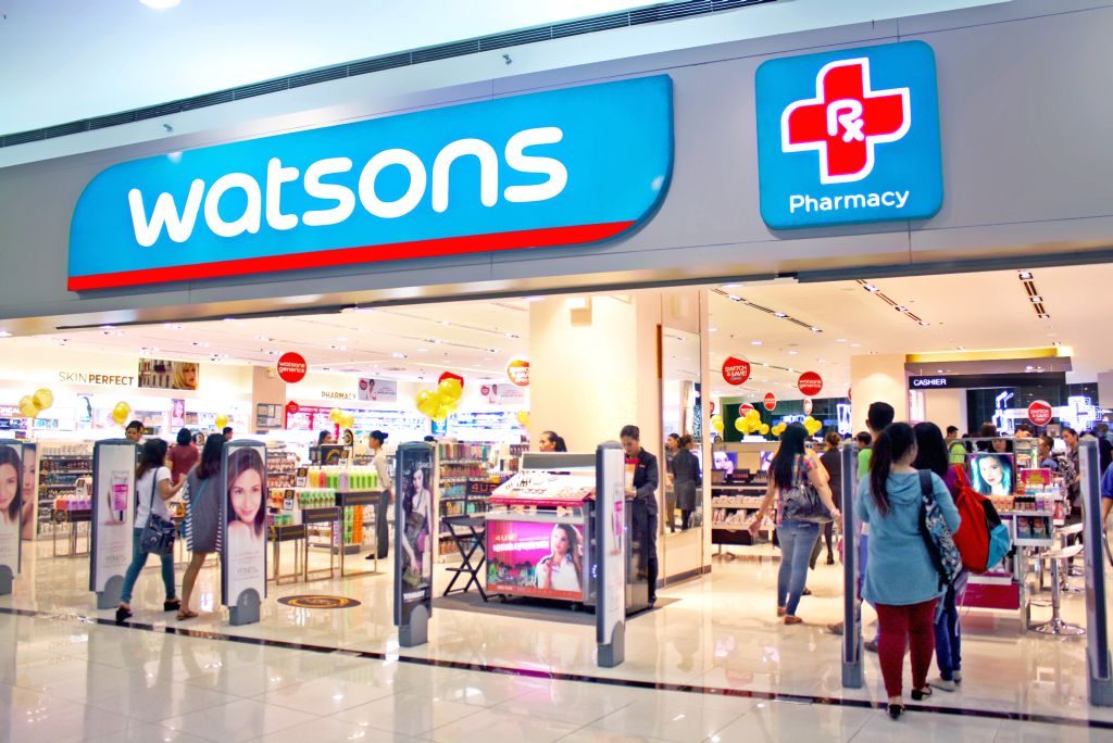 A Watsons store in Asia